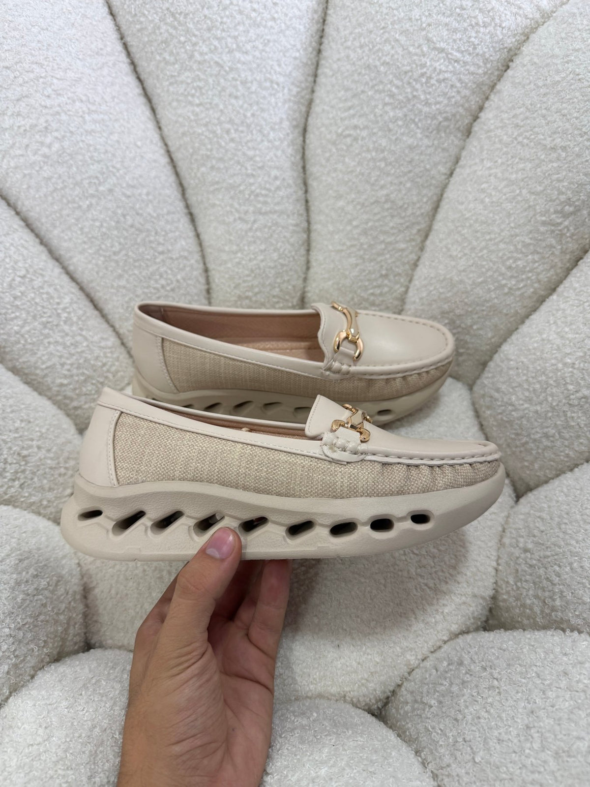 Mocasines Beige Plataforma 14985 Slip On Casual Zoé Brand Costa Rica - ZOÉ BRAND 2026 disponible-35 disponible-36