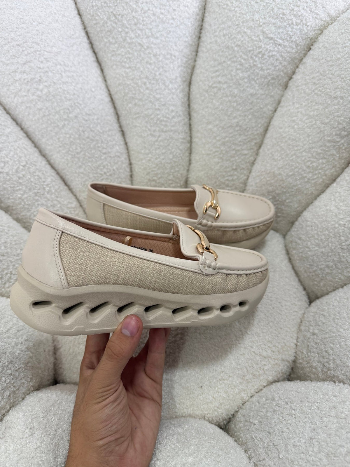 Mocasines Beige Plataforma 14985 Slip On Casual Zoé Brand Costa Rica - ZOÉ BRAND 2026 disponible-35 disponible-36