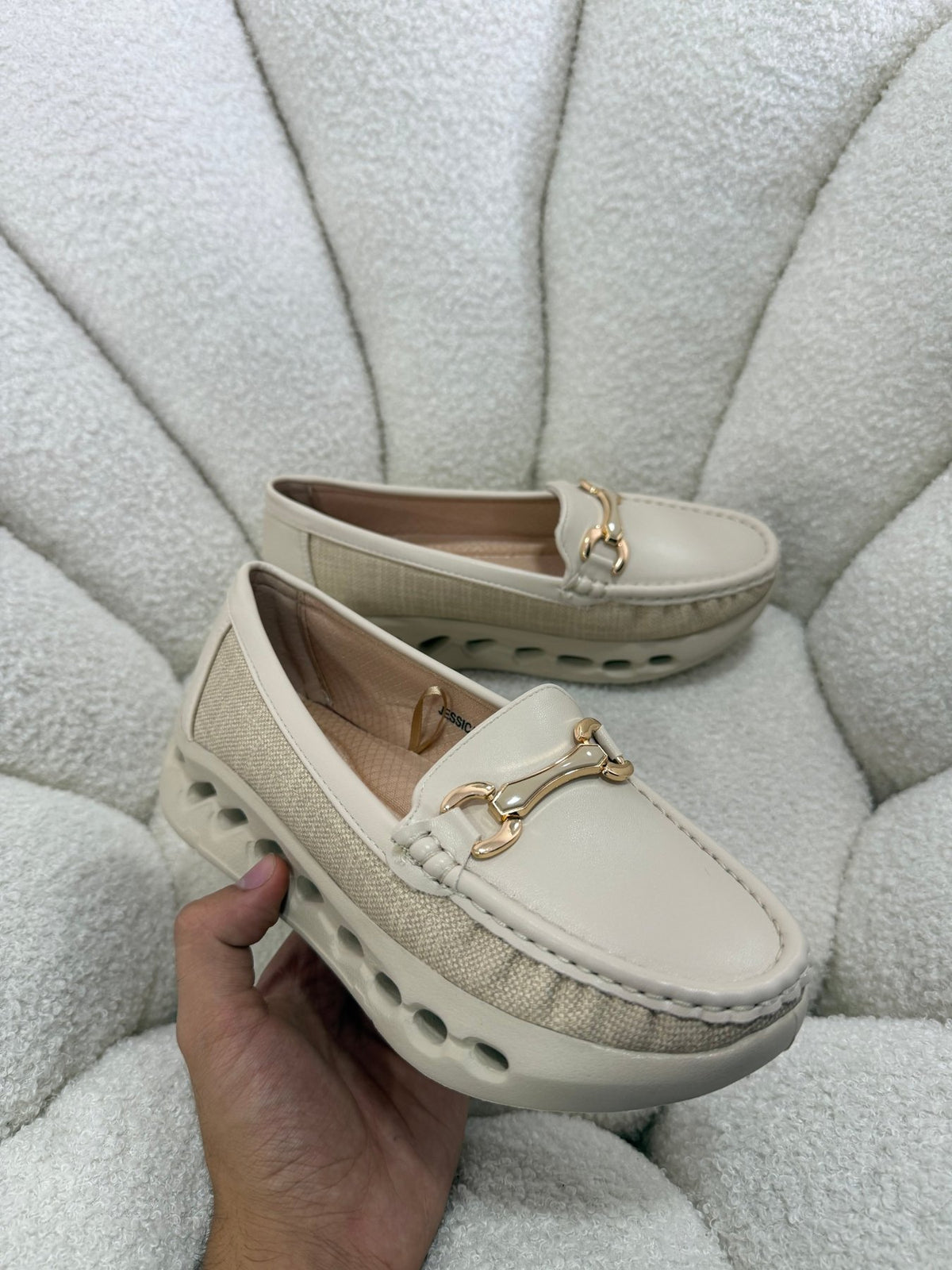 Mocasines Beige Plataforma 14985 Slip On Casual Zoé Brand Costa Rica - ZOÉ BRAND 2026 disponible-35 disponible-36