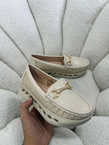 Mocasines Beige Plataforma 14985 Slip On Casual Zoé Brand Costa Rica - ZOÉ BRAND 2026 disponible-35 disponible-36