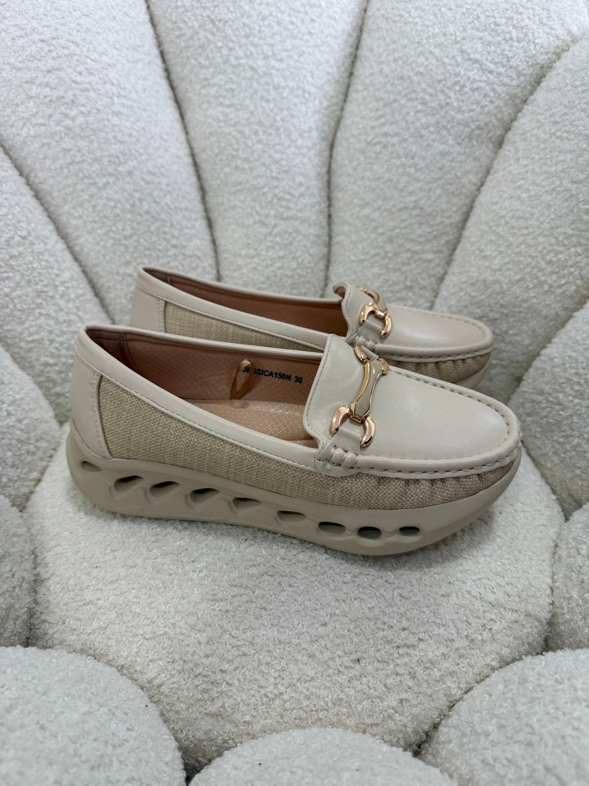 Mocasines Beige Plataforma 14985 Slip On Casual Zoé Brand Costa Rica - ZOÉ BRAND 2026 disponible-35 disponible-36