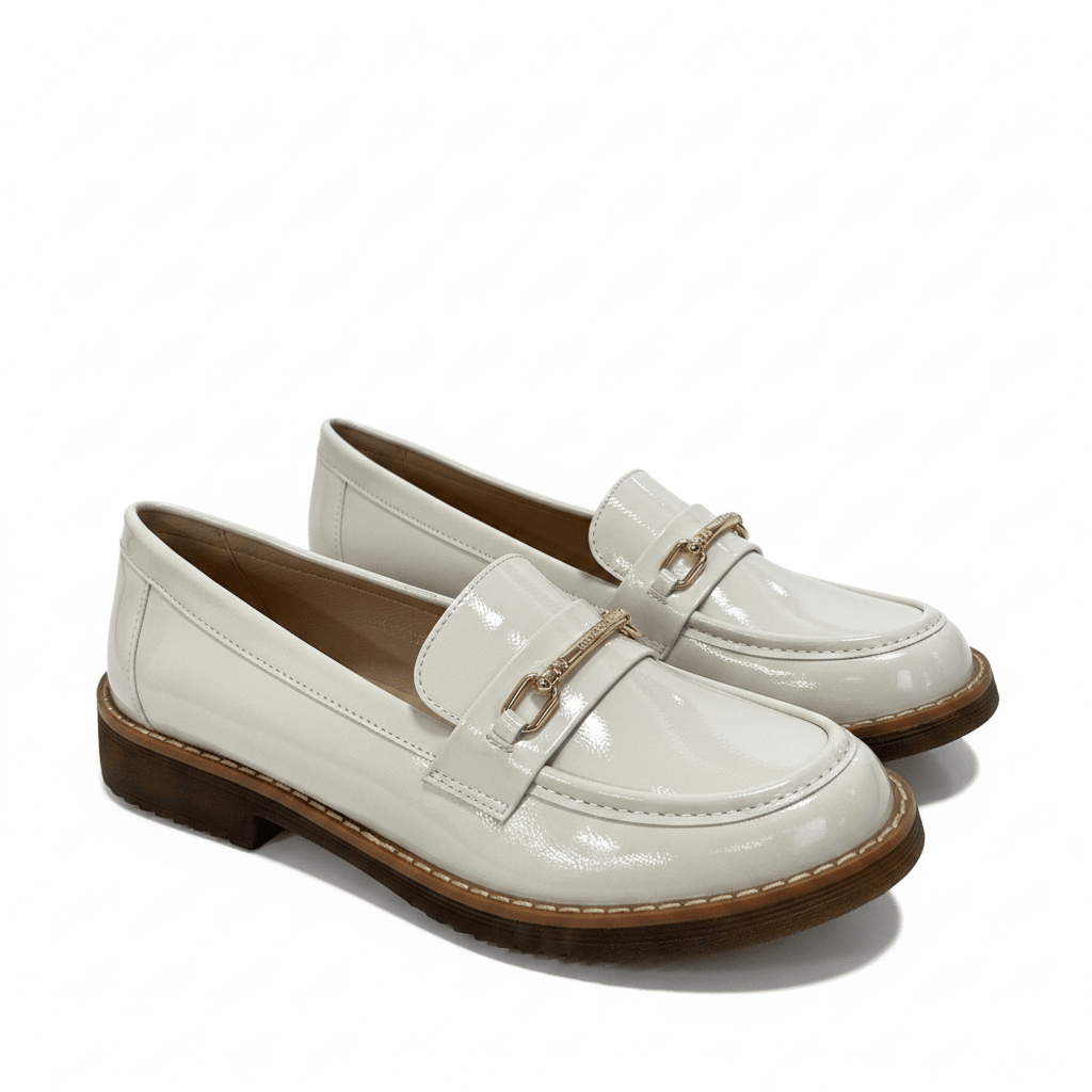 Mocasines Blanco Charol 15032 Ejecutivo Zoé Brand Costa Rica - ZOÉ BRAND 2026 disponible-35 disponible-36