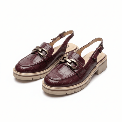 Mocasines Burdeos 14550 Slingback Chunky Casual de mujer Zoé Brand Costa Rica - ZOÉ BRAND 2025 disponible-35 disponible-36
