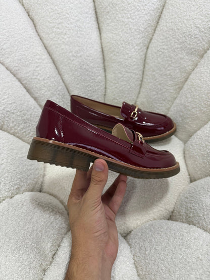 Mocasines Burdeos Charol 15031 Ejecutivo Zoé Brand Costa Rica - ZOÉ BRAND 2026 disponible-35 disponible-36