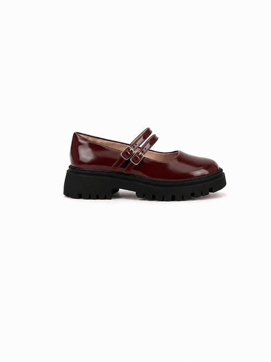 Mocasines Burdeos Charol Plataforma 15026 Doble Correa Mary Jane Ejecutivo Zoé Brand Costa Rica - ZOÉ BRAND 2026 disponible-35 disponible-36