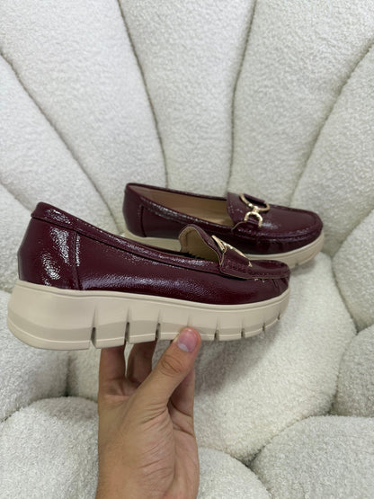 Mocasines Burdeos Plataforma 14989 Slip On Casual Zoé Brand Costa Rica - ZOÉ BRAND 2026 disponible-35 disponible-36