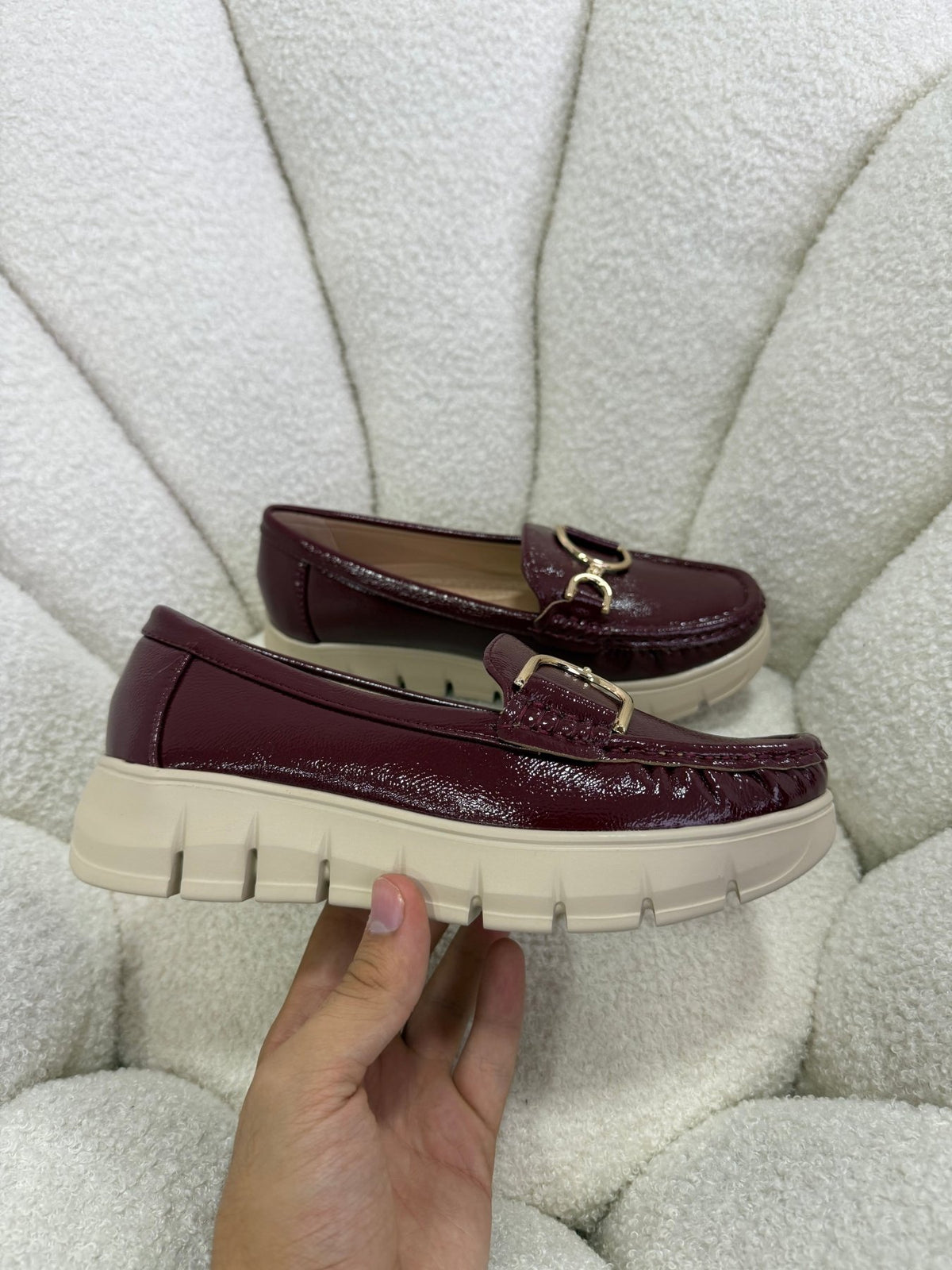 Mocasines Burdeos Plataforma 14989 Slip On Casual Zoé Brand Costa Rica - ZOÉ BRAND 2026 disponible-35 disponible-36
