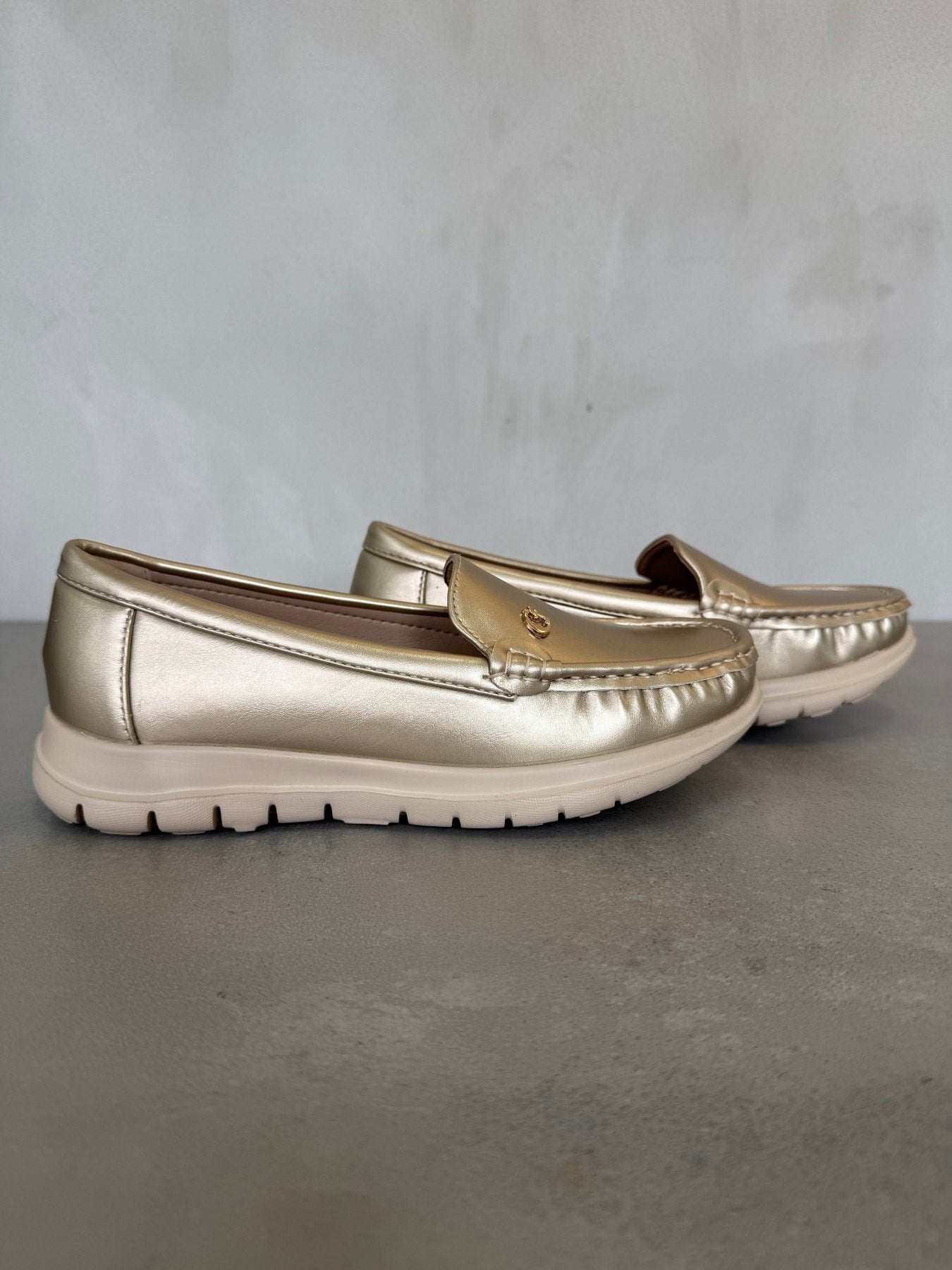 Mocasines Dorado 14564 Slip On Casual de mujer Zoé Brand Costa Rica - ZOÉ BRAND 2025 disponible-35 disponible-36