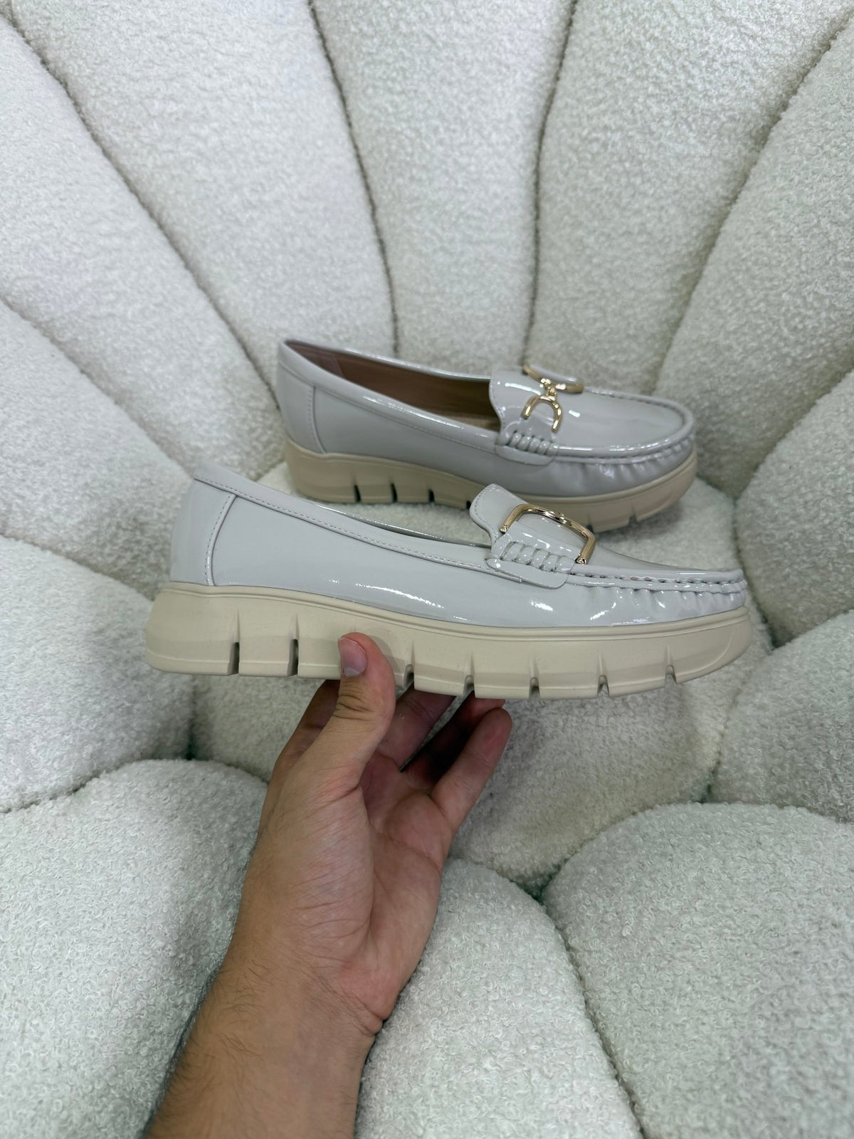Mocasines Gris Claro Charol Plataforma 14990 Slip On Casual Zoé Brand Costa Rica - ZOÉ BRAND 2026 charol disponible-35