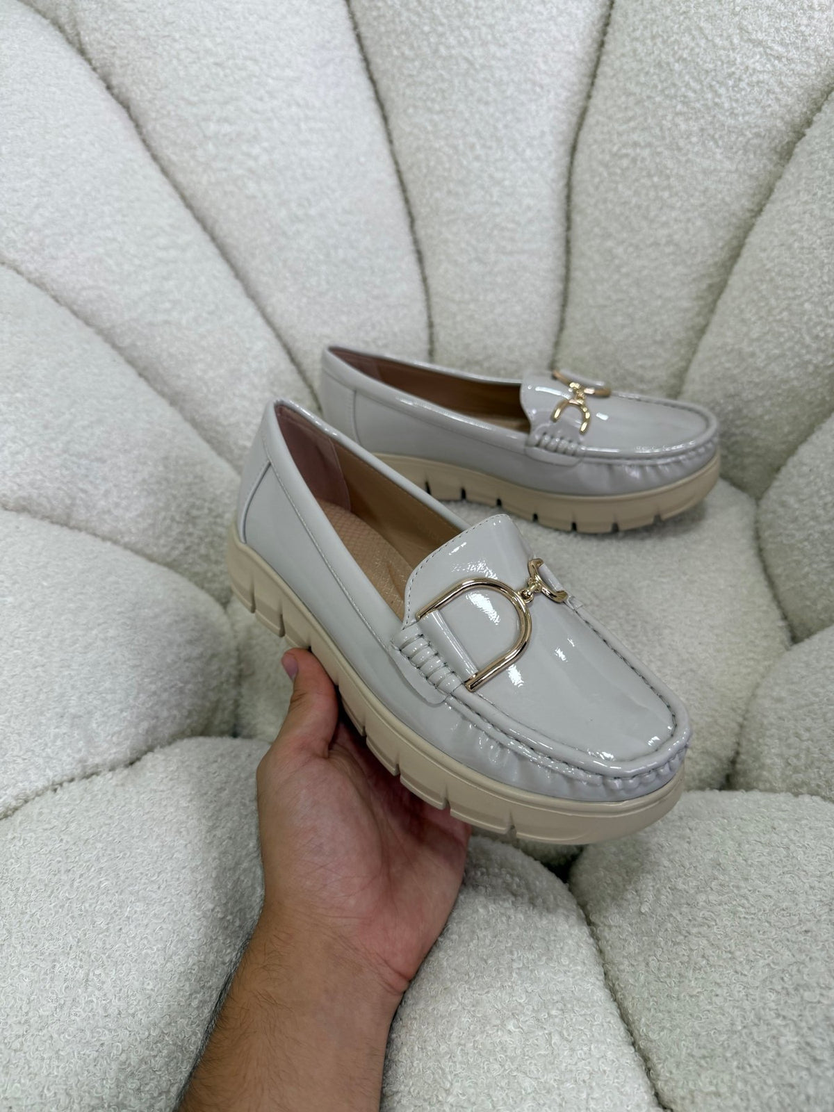 Mocasines Gris Claro Charol Plataforma 14990 Slip On Casual Zoé Brand Costa Rica - ZOÉ BRAND 2026 charol disponible-35