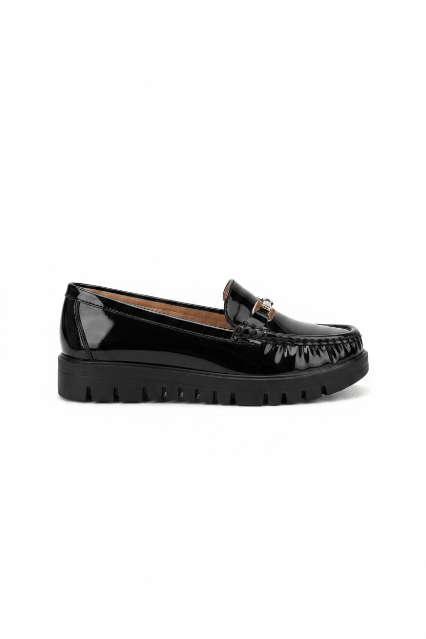 Mocasines Negro Charol 15160 Casual de mujer Costa Rica - ZOÉ BRAND 2026 BLACK clásico