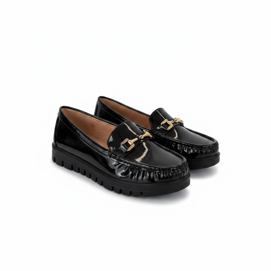 Mocasines Negro Charol 15160 Casual de mujer Costa Rica - ZOÉ BRAND 2026 BLACK clásico