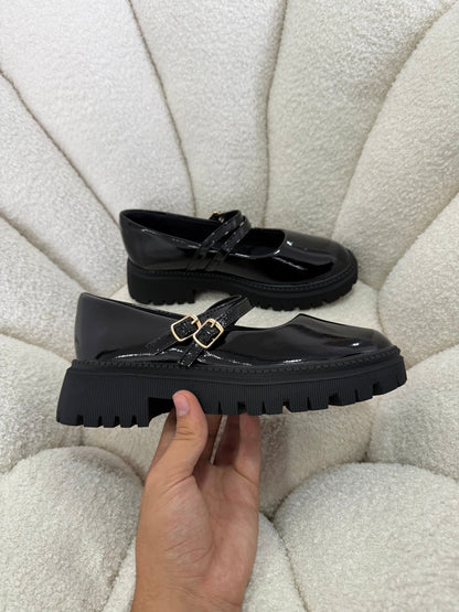 Mocasines Negro Charol Plataforma 15025 Doble Correa Mary Jane Ejecutivo Zoé Brand Costa Rica - ZOÉ BRAND 2026 BLACK charol