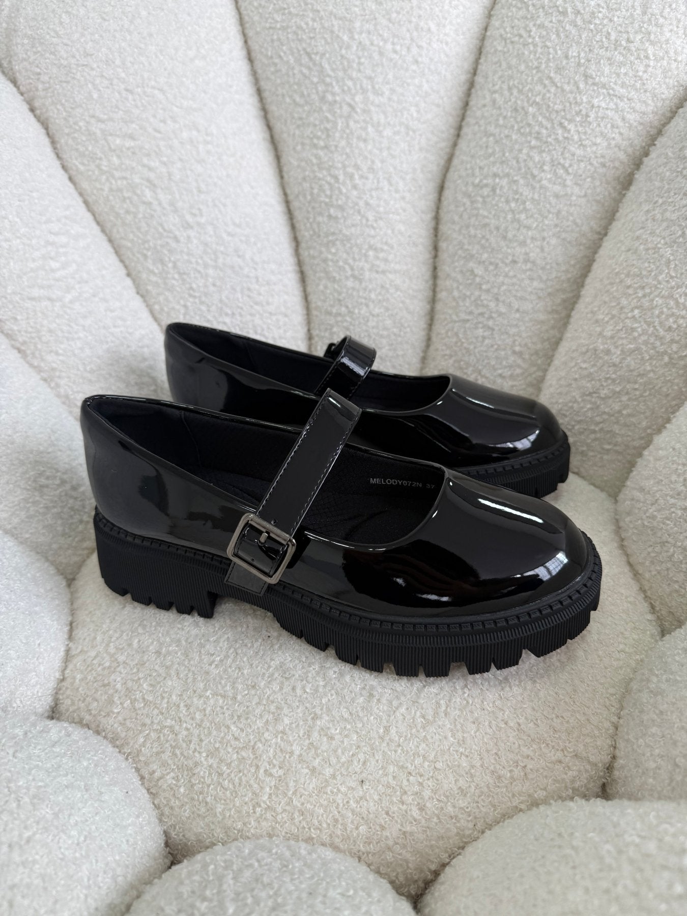 Mocasines Negro Charol Plataforma15023 Hebilla Mary Jane Ejecutivo Zoé Brand Costa Rica - ZOÉ BRAND 2026 BLACK charol