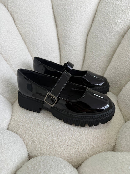 Mocasines Negro Charol Plataforma15023 Hebilla Mary Jane Ejecutivo Zoé Brand Costa Rica - ZOÉ BRAND 2026 BLACK charol