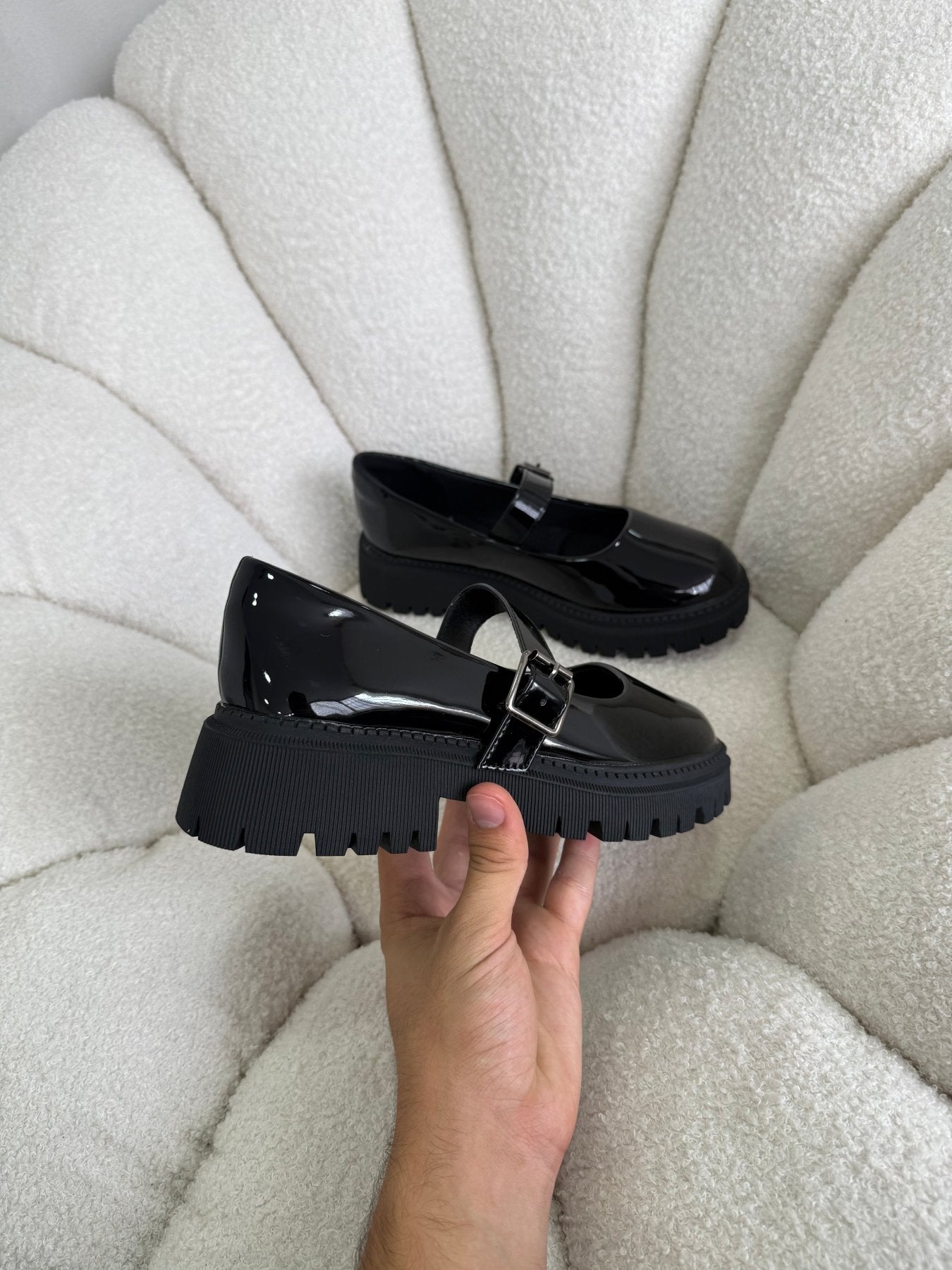 Mocasines Negro Charol Plataforma15023 Hebilla Mary Jane Ejecutivo Zoé Brand Costa Rica - ZOÉ BRAND 2026 BLACK charol