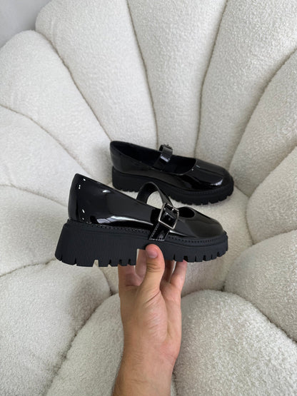 Mocasines Negro Charol Plataforma15023 Hebilla Mary Jane Ejecutivo Zoé Brand Costa Rica - ZOÉ BRAND 2026 BLACK charol