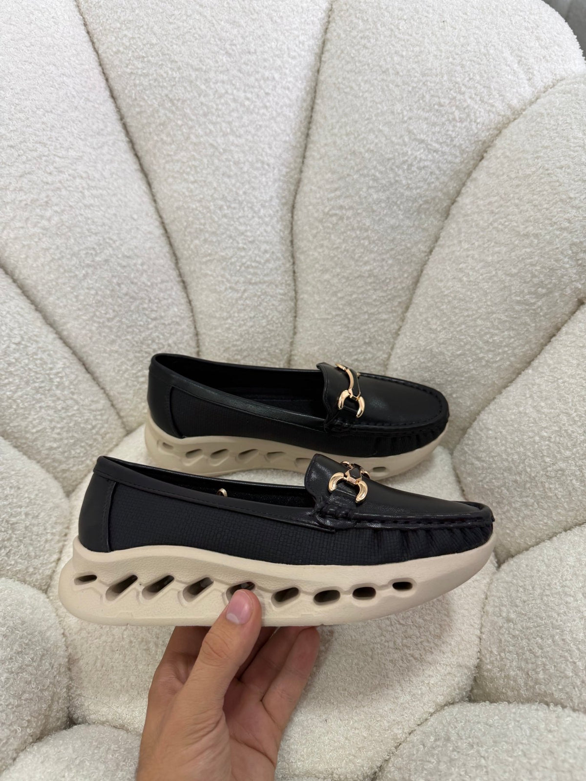 Mocasines Negro Plataforma 14986 Slip On Casual Zoé Brand Costa Rica - ZOÉ BRAND 2026 BLACK disponible-35
