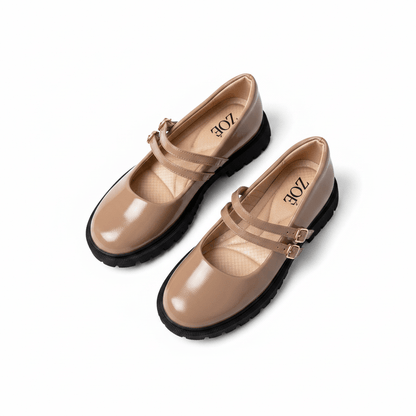 Mocasines Nude Charol Plataforma 15024 Doble Correa Mary Jane Ejecutivo Zoé Brand Costa Rica - ZOÉ BRAND 2026 disponible-35 disponible-36