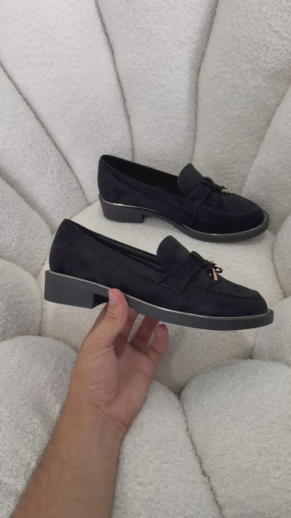 Mocasines Negro Gamuza 15029 Casual Zoé Brand Costa Rica