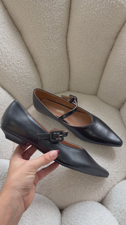 Zuecos Negro 2061 Mary Jane Hebilla Casual de mujer Zoé Brand Costa Rica