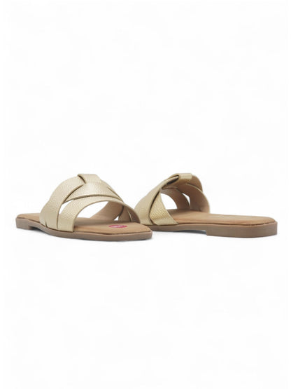 Sandalias Beige 14021 Doble Correa con Hebillas Casual de mujer Zoé Brand Costa Rica
