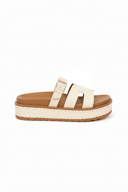 Sandalias Blanco Plataforma 14346 Velcro Casual de mujer Zoé Brand Costa Rica