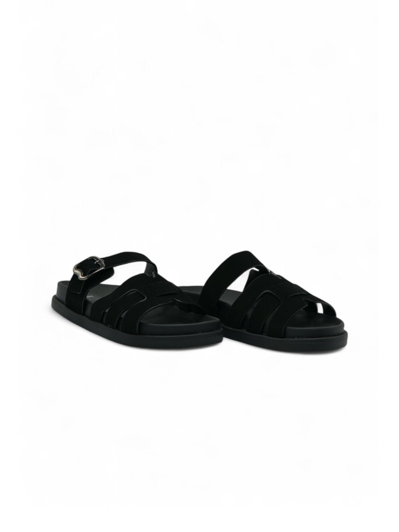 Sandalias Negro 14480 Correa Ajustable Hebilla Slip On Casual de mujer Zoé Brand Costa Rica