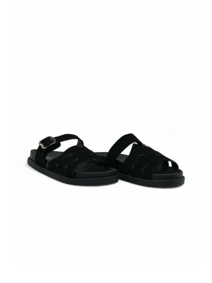 Sandalias Negro 14480 Correa Ajustable Hebilla Slip On Casual de mujer Zoé Brand Costa Rica