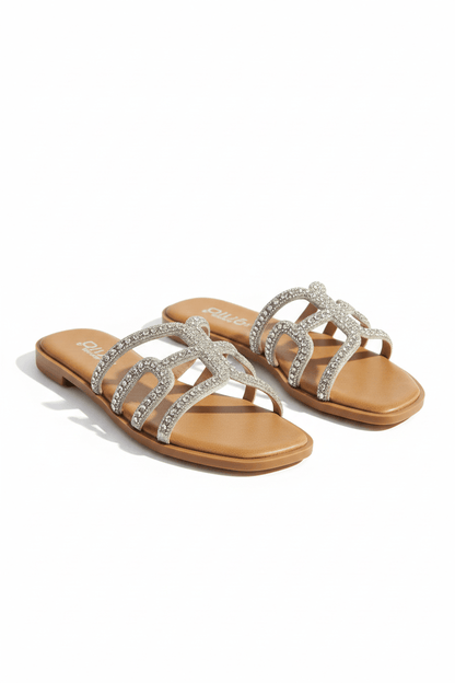 Sandalias Dorado Brillos 14503 Slip On Casual de mujer Zoé Brand Costa Rica