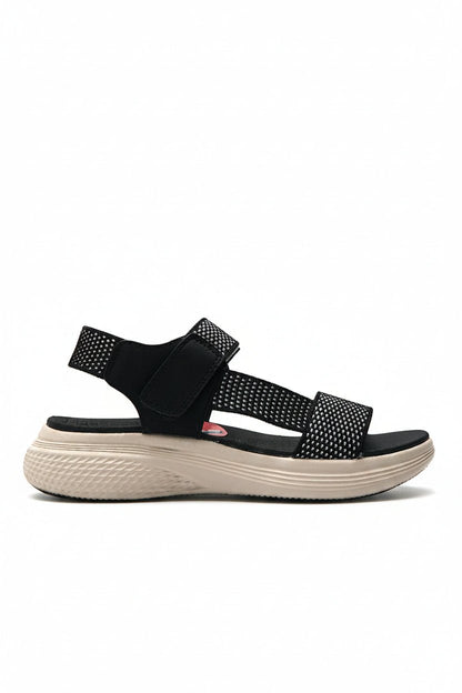 Sandalias Negro Brillos Plataforma 14775 Velcro Casual de mujer Zoé Brand Costa Rica
