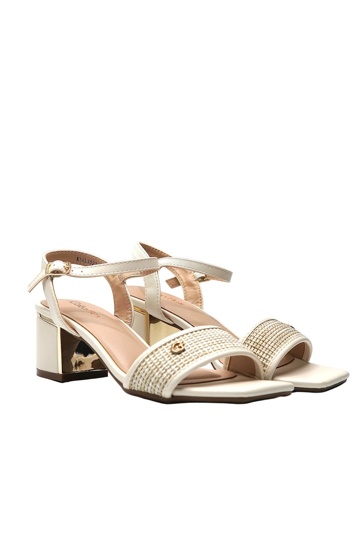 Tacones Blanco 14777 Hebilla de mujer Zoé Brand Costa Rica