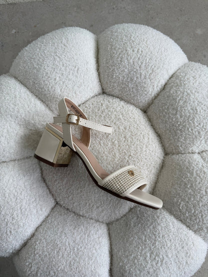 Tacones Blanco 14777 Hebilla de mujer Zoé Brand Costa Rica