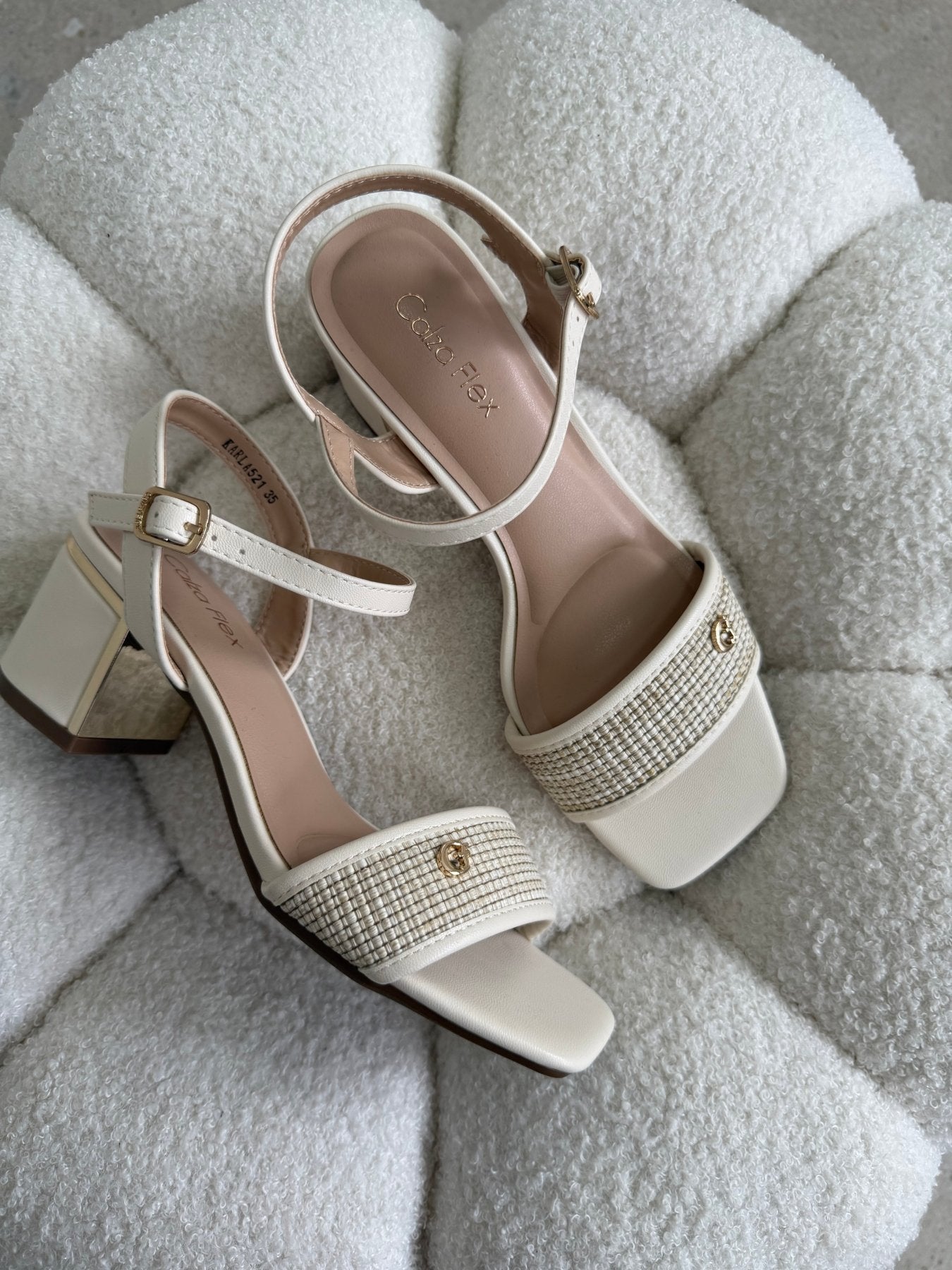 Tacones Blanco 14777 Hebilla de mujer Zoé Brand Costa Rica
