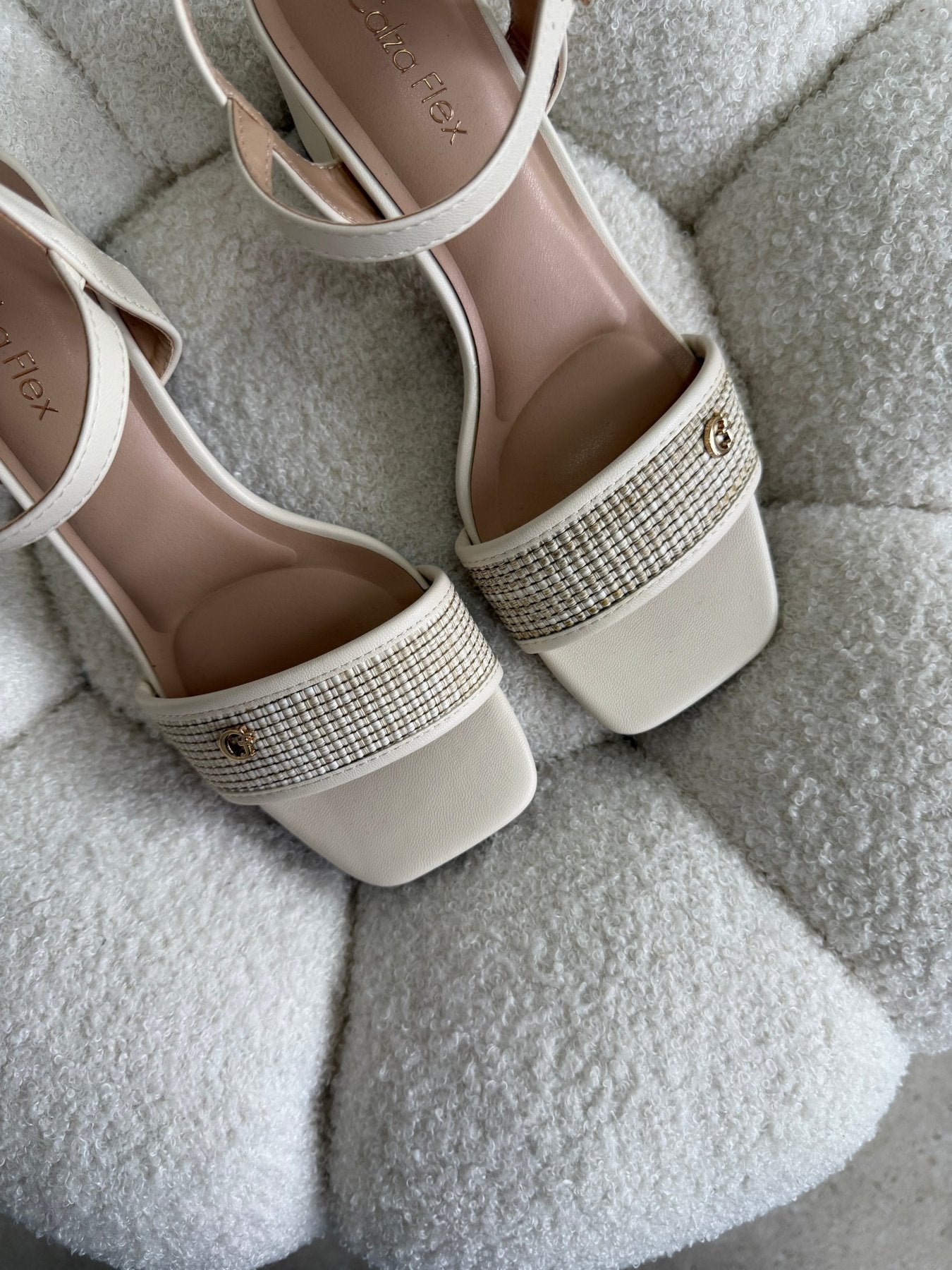 Tacones Blanco 14777 Hebilla de mujer Zoé Brand Costa Rica