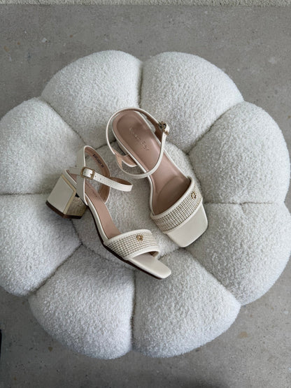 Tacones Blanco 14777 Hebilla de mujer Zoé Brand Costa Rica