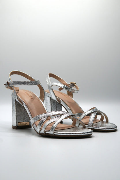 Tacones Plata 14781 Hebilla de mujer Zoé Brand Costa Rica