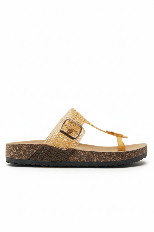 Sandalias Tan Animal Print 14791 Hebilla de mujer Zoé Brand Costa Rica