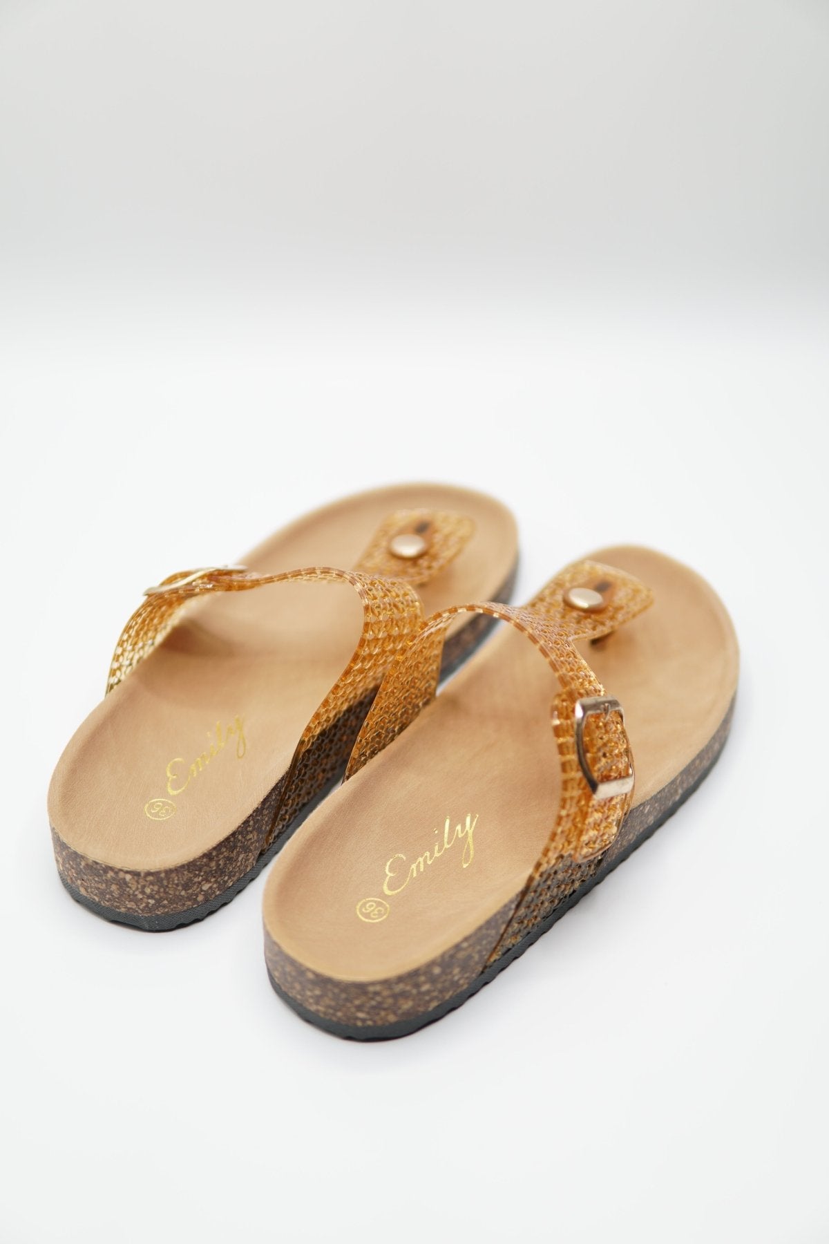 Sandalias Tan Animal Print 14791 Hebilla de mujer Zoé Brand Costa Rica