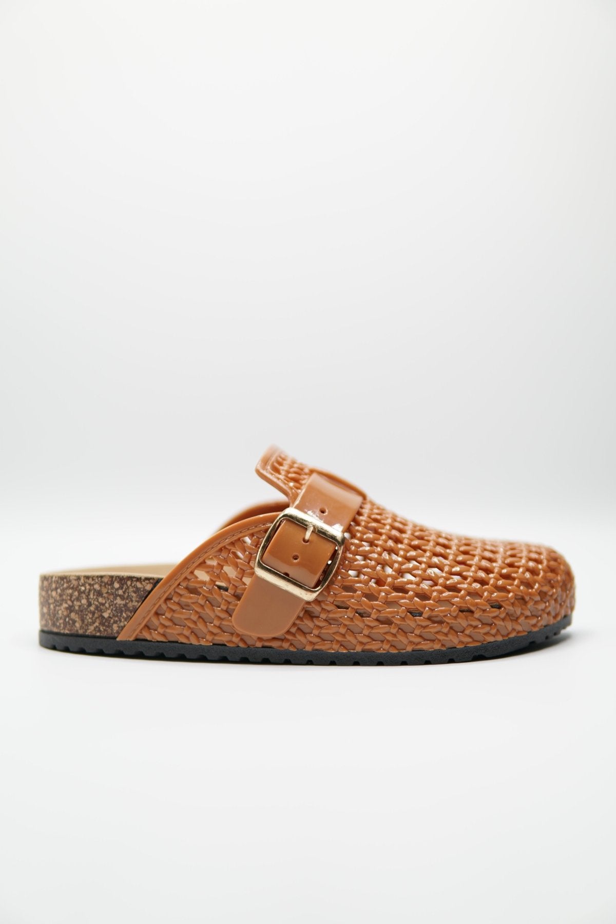 Zuecos Tan Charol 14797 Hebilla Casual de mujer Zoé Brand Costa Rica