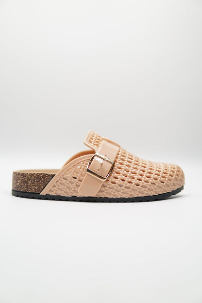 Zuecos Nude Charol 14798 Hebilla Casual de mujer Zoé Brand Costa Rica