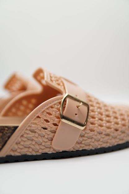 Zuecos Nude Charol 14798 Hebilla Casual de mujer Zoé Brand Costa Rica