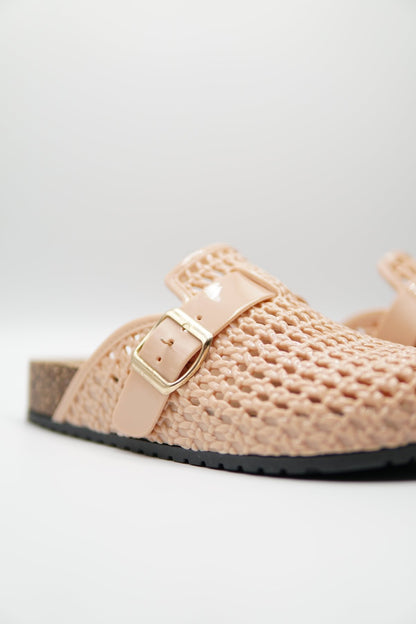 Zuecos Nude Charol 14798 Hebilla Casual de mujer Zoé Brand Costa Rica