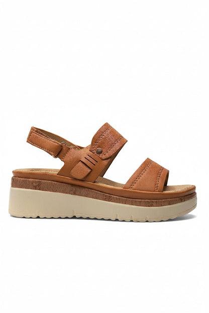 Sandalias Tan Plataforma 14825 Velcro Casual de mujer Zoé Brand Costa Rica