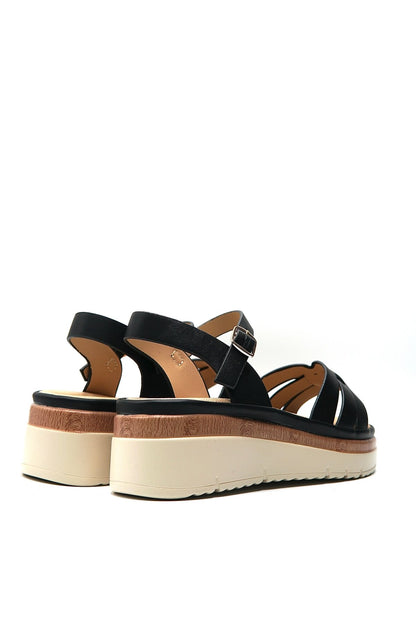 Sandalias Negro Plataforma 14827 Hebilla Casual de mujer Zoé Brand Costa Rica