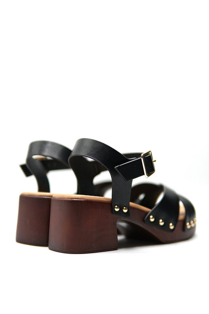 Sandalias Negro Plataforma 14863 Hebilla Casual de mujer Zoé Brand Costa Rica