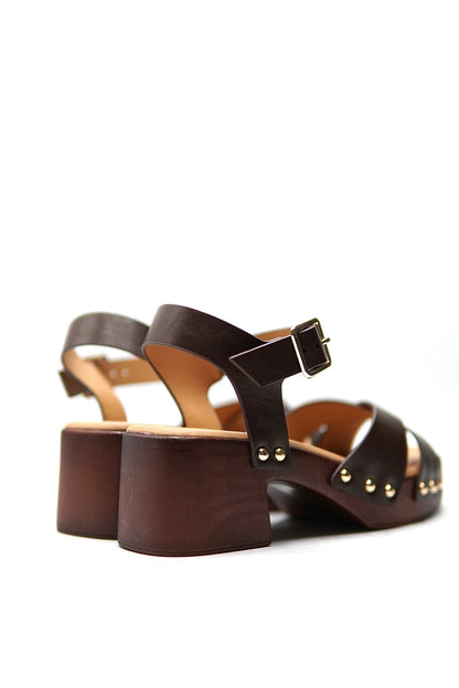 Sandalias Café Plataforma 14864 Hebilla Casual de mujer Zoé Brand Costa Rica
