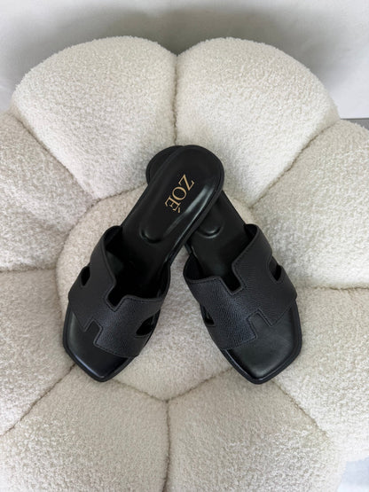 Sandalias Negro Flats 14904 Casual de mujer Zoé Brand Costa Rica