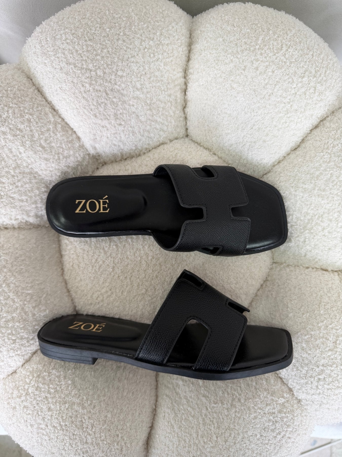 Sandalias Negro Flats 14904 Casual de mujer Zoé Brand Costa Rica
