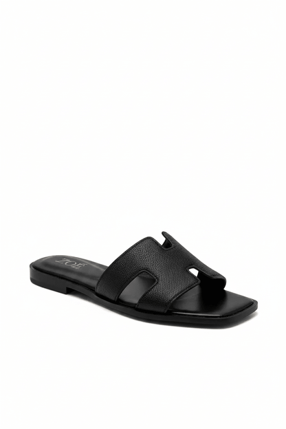 Sandalias Negro Flats 14904 Casual de mujer Zoé Brand Costa Rica